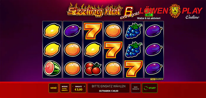 Sizzling Hot™ 6 extra gold