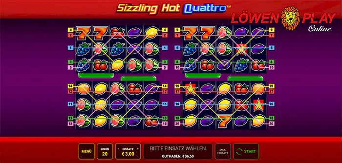 Sizzling Hot Quattro™
